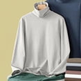 thumbnail image 2 of Blekii Men's Turtleneck Base Layer Shirt, Winter Thermal Underwear Top, German Velvet Brushed Long Sleeve, Warm Slim Fit for Layering, Non-Binding Comfort, Essential Cold Weather, 2 of 6