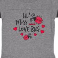thumbnail image 3 of Inktastic Lil Miss Love Bug with Lady Bug and Hearts Girls Baby Bodysuit, 3 of 4