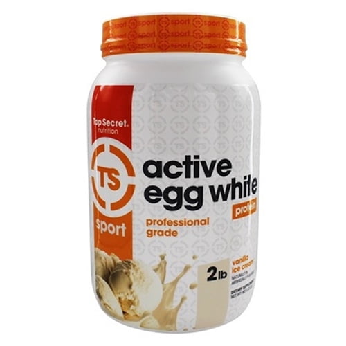 Vanilla Ice Cream Active Egg White Protein Powder By Top Secret