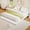 White, variant on Full Size Cloud Bed Frame, Low Bed Frame Without Headboard, Corduroy Upholstered Low Platform Bed with Solid Wood Legs, No Box Spring Required, Quiet and Easy Assembly, Black