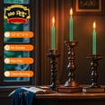 thumbnail image 3 of Perkisboby 100 Pack Green Spell Chime Candles, 4 Inch Small Taper Candles for Rituals, Birthday Party, Witchcraft, Meditation, Wiccan Supplies, Prayer, Christmas Ambiance & More, 3 of 6