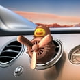 thumbnail image 4 of Pilot Car Air Fresheners - Bear Duck Airplane Cars Diffuser Rotating Propeller, Air Outlet Vent Fresheners, Cute Air Freshener with 2 Packs Replacement Tablets Creative Car Perfume, 4 of 12