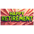 thumbnail image 3 of Shiny Orange Happy Retirement Banner with Butterfly Elements on Blue Satin Background Party Decoration for Retirement Parties Photography Props Backdrop Decorations, 3 of 4