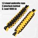 thumbnail image 2 of 2uds Correa de puerta Unique Bargains Nylon Negro Amarillo, 2 of 5