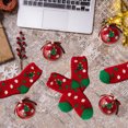 thumbnail image 4 of Bola de Navidad Calcetines de lana de coral Caja de regalo Regalo de Navidad Calcetines de dormir de dibujos animados gruesos Wmkox8yii  jkg3818, 4 of 9