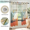 thumbnail image 3 of Yayeee Window Curtains Set of 2 for Living Room Light Filtering 63"x42", Beige Glasses, 3 of 7