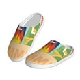 thumbnail image 2 of Picia Hello Summer3 for Women's Lamb-hug Comfy Fleece House Slippers Memory Foam, Slip-on House Shoes Indoor Outdoor-42/43, 2 of 7
