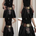 thumbnail image 2 of Western Waist Chain Grunge Chain Carved Grommet Dark Stylish Waist Belt Grommet, 2 of 15
