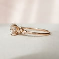 thumbnail image 6 of SOLITAIRE JEWELS 2.50CT Round Hidden Halo Style Cluster Moissanite Diamond Engagement Ring for Women Solid 14k Rose Gold, 14k Rose Gold Solitaire Ring, 6 of 6
