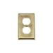 thumbnail image 3 of Nostalgic Warehouse 719704 Plaque de Commutation New York avec Prise, Laiton Antique, 3 of 3
