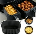 thumbnail image 4 of Silicone Baking Mat for Air Fryer and Oven with Non-Stick Coating and Square Shape, 4 of 7