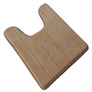 TureClos U-type Memory Cotton Toilet Mat Carpet Anti-slip Elastic Bathroom Mat