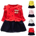 thumbnail image 1 of LOVZFMLL Robe Sans Manches Extensible Ligne A Robe de Récital Scolaire Patineuse Manches Courtes Col Rond, 1 of 8