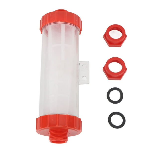 Agricultural In Line Mesh Filter, Made With Plastic And Nylon Materials, Internal Precise Filter System, For Garden Irrigation, Water Pump Filtration Systems