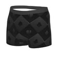 thumbnail image 2 of Fotbe Black Poker Men’s Total Support Pouch Boxer Briefs, X-Temp Cooling, Moisture-Wicking Underwear, Regular, Long-leg and Trunk-, 2 of 9