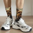 thumbnail image 6 of Fuzoiu Forest Creek Cute Dog Print Athletic Crew Socks for Men & Women,Casual Crew Socks,Above Ankle Crew Socks for Business, Casual, 6 of 6