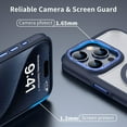thumbnail image 3 of Pour iPhone 14 Pro Étui Mate TPU+acrylique Compatible avec Chargeur MagSafe - Blanc, 3 of 5