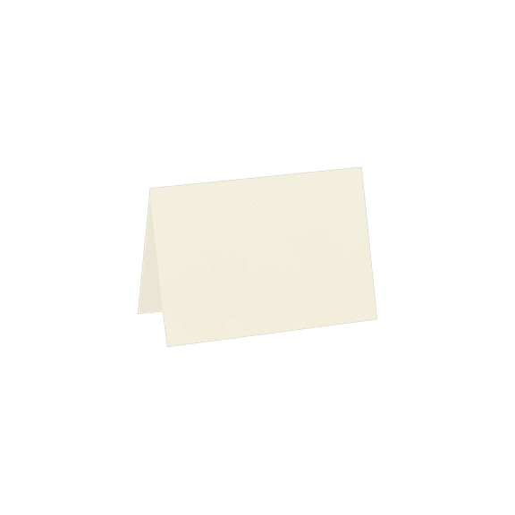 LUXPaper A7 Folded Card, 5 1/8 x 7, Natural Linen, 50 Pack