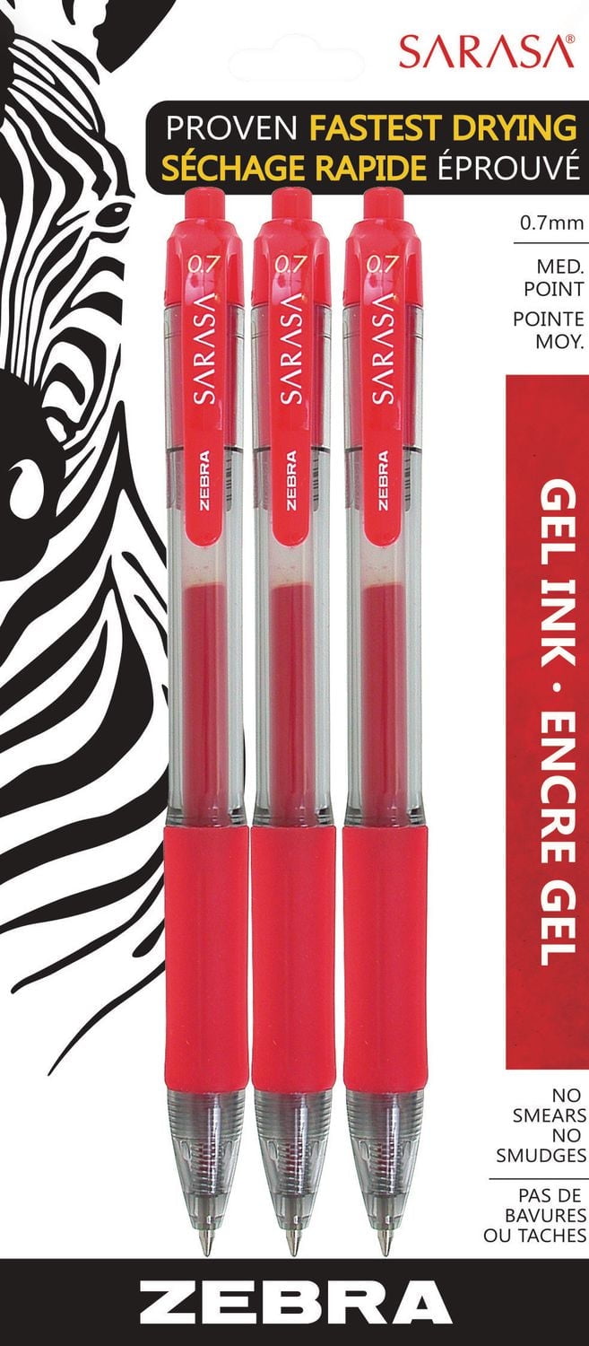 Zebra Sarasa Retractable Gel Pens