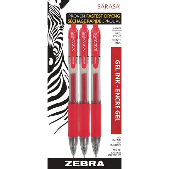Zebra Sarasa Retractable Gel Pens