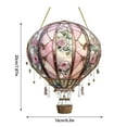 thumbnail image 3 of Hot Air Balloon Solar Lantern with Flickering Flame Light Outdoor Solar Hanging Lights - Acrylic Waterproof for Garden Yard Farmhouse Patio Pathway Christmas Decoration, 3 of 4