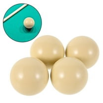 PENIKOKO 4Pcs White Resin Pool Ball Amateur Players and Beginners