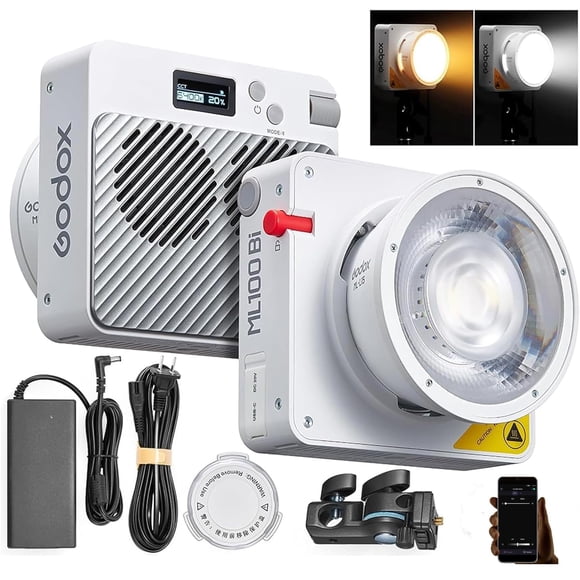 Lámpara de vídeo LED Godox ML100bi 120W 2800K-6500K CRI 97+