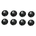thumbnail image 1 of 8 Piezas Ruedas Adhesivas Giratorias de Acero Inoxidable Mini Ruedas con Freno Rodillos de Repuesto Ruedas para Muebles Adecuado para, 1 of 9