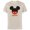Natural, variant on Disney Mickey Mouse Red Shorts Icon Sohn Family German- Short Sleeve Cotton T-Shirt for Adults - Customized-Black