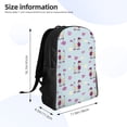 thumbnail image 5 of Wukai Poodle Dog Travel Laptop Backpack - Waterproof, Anti-Theft, Slim and Sturdy College & Business Backpack, 5 of 7