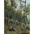 thumbnail image 2 of Jean-Baptiste-Camille Corot 15x18 Black Ornate Wood Framed Double Matted Museum Art Print Titled - Breton Landscape, 2 of 5