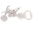 thumbnail image 1 of Abridor de botellas de aleación de zinc, diseño en forma de motocicleta para el hogar (plateado), 1 of 7