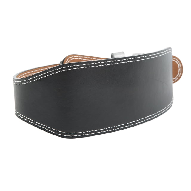 Cinturón de Fitness de PU para hombre, cinturón de levantamiento de pesas para entrenamiento de peso muerto, equipo de protección deportiva para sentadillas, color negro