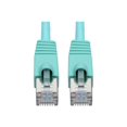 thumbnail image 2 of Eaton Tripp Lite Series Cat6a 10G Snagless Shielded STP Ethernet Cable (RJ45 M/M), PoE, Aqua, 5 ft. (1.52 m) - Patch cable - RJ-45 (M) to RJ-45 (M) - 5 ft - STP - CAT 6a - snagless, stranded - aqua, 2 of 4