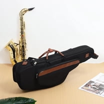 PAMINGONO Alto Saxophone Case Black Oxford Cloth 1Pcs 31.44X11.40X5.89in For Musicians Practice Stage Performance