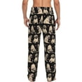 thumbnail image 3 of Uemuo French Bulldog Pattern Men's Wide Leg Palazzo Lounge Pants with Pockets Light Weight Loose Comfy Casual Pajama Pants-XX-Large, 3 of 9