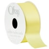 Offray Ribbon, Maize Yellow 1 1/2 inch Acetate Polyester Outdoor Ribbon, 21 feet