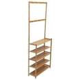 thumbnail image 5 of TOOL1SHOoo 5 Tiers Bamboo Shoe Storage Rack Entryway Shoe Shelf Organizer Bedroom Closet, 5 of 9