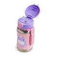 thumbnail image 3 of Skip Hop Biber&oacute;n de transici&oacute;n con taza para ni&ntilde;os peque&ntilde;os: Biber&oacute;n de acero inoxidable con popote, narval Skip Hop NA, 3 of 3