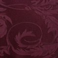 thumbnail image 2 of Ultimate Textile (10 Dozen) Damask Melrose 17 x 17-Inch Cloth Napkins - Home Dining Collection - Floral Leaf Scroll Jacquard Design, Burgundy, 2 of 2