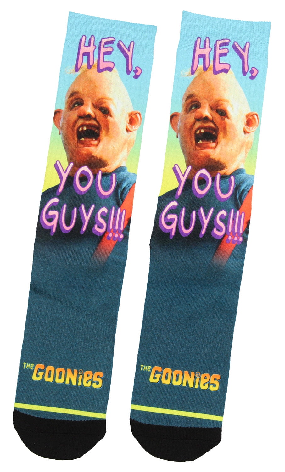 The Goonies Style 3" Sublimation Iron Or Sew On Patch Badge Sloth Hey you Guys 
