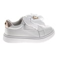thumbnail image 2 of Badgley Mischka Toddler Girls Sneakers, White, Size: 6, 2 of 7