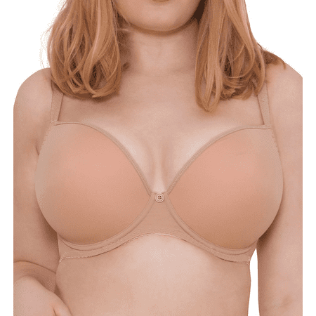 CURVY KATE Latte Smoothie Soul Plunge Underwired Bra  US 28L  UK 28HH  NWOT