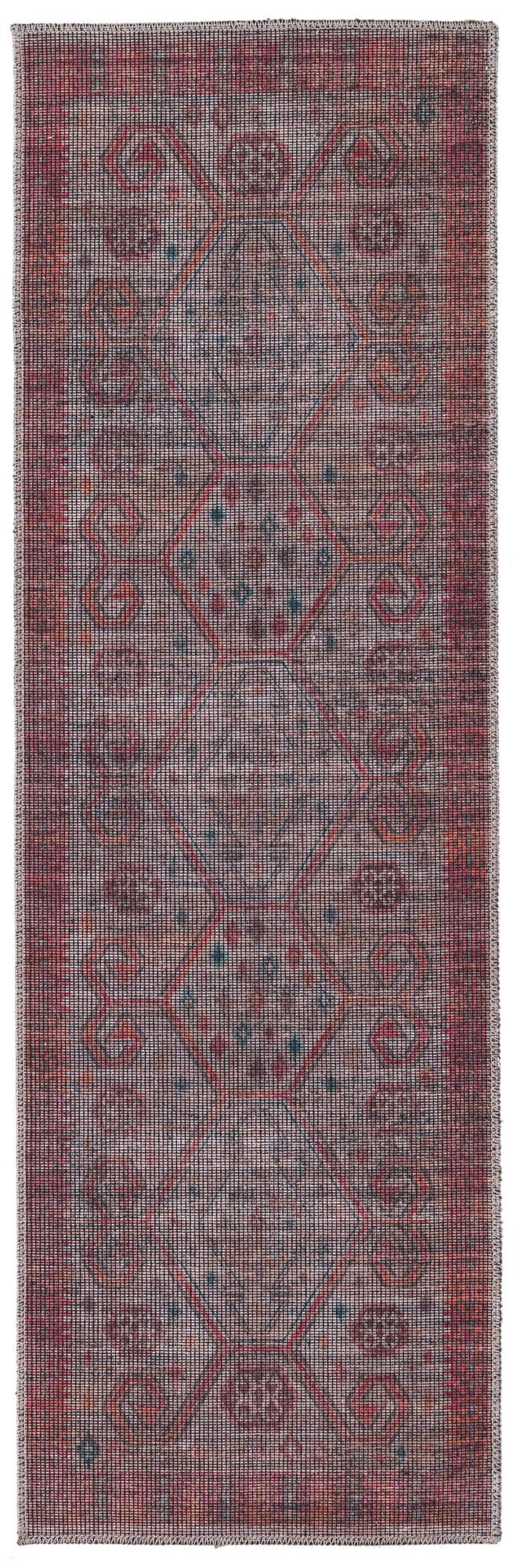 Rugs.com Sisu Collection Washable Rug – 6 Ft Runner Rust Red Flatweave ...