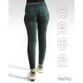 thumbnail image 6 of MeMoi Thin-Rib Slim-Cut Stretch Corduroy Leggings - Womens - Female, 6 of 7