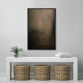 thumbnail image 3 of IDEA4WALL Framed Canvas Wall Art Abstract Print Sunlight Seeping In Dark Shades Illustrations Minimalist Pastel Digital Art Decorative Modern Room Decor for Bedroom, Office - 24"x36" Black, 3 of 5