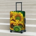 thumbnail image 3 of Wukai Sunflowers in Bucket Elastic Luggage Cover: Personalized Protection for Your Suitcase - Fits 19~29-inch, Washable & Durable Travel Companion-X-Large, 3 of 8
