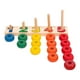 thumbnail image 2 of Wooden Number Block Toy Wooden Stacking Rings, Math Manipulatives Motor Skills Math Counting Bead for Addition, 2 of 5