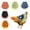 Blue, variant on Chicken Saddle For Hens Waterproof Chicken Apron Poultry Protector Wing Back Feather Fixer Supplies