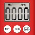 thumbnail image 2 of Digital Kitchen Timers LCD Screen Stopwatch Timer Kitchen Gadgets (Yellow), 2 of 8